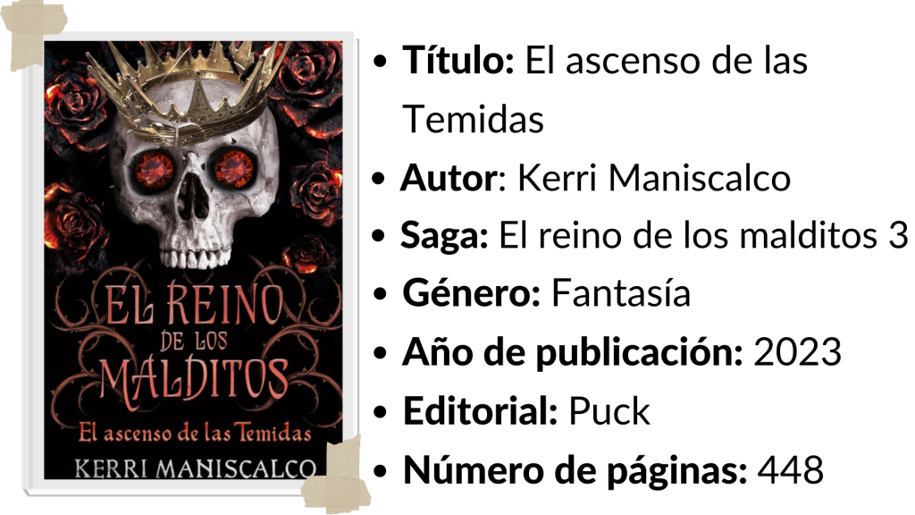 Booktrailer de EL REINO DE LOS MALDITOS, de Kerri Maniscalco (Puck) 